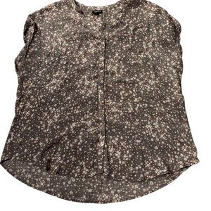 Torrid Floral Gauze Dolman Buttondown Hi Lo